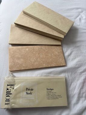 Eaton Private Stock Cream/Tan Envelopes - Pack
